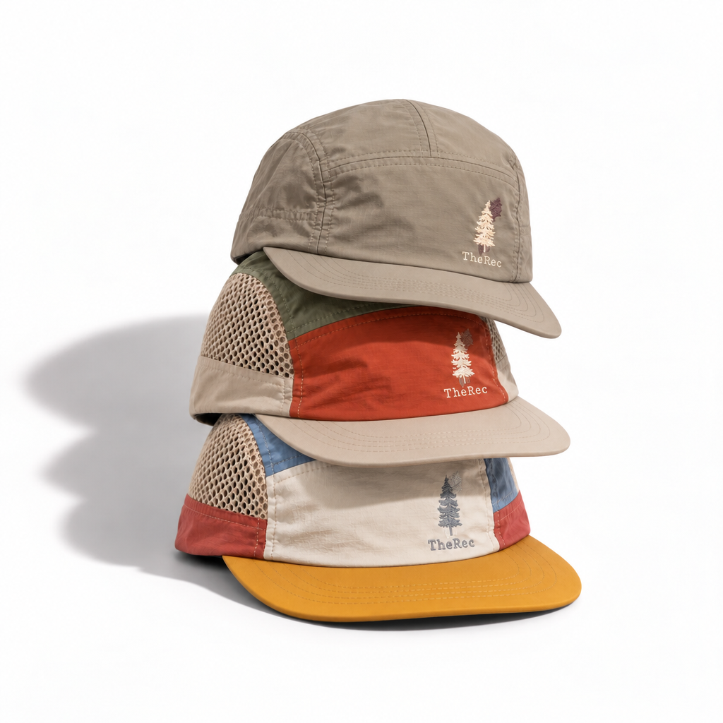 The Seven 7-panel UPF 50+ running cap, Dusty Trail colourway