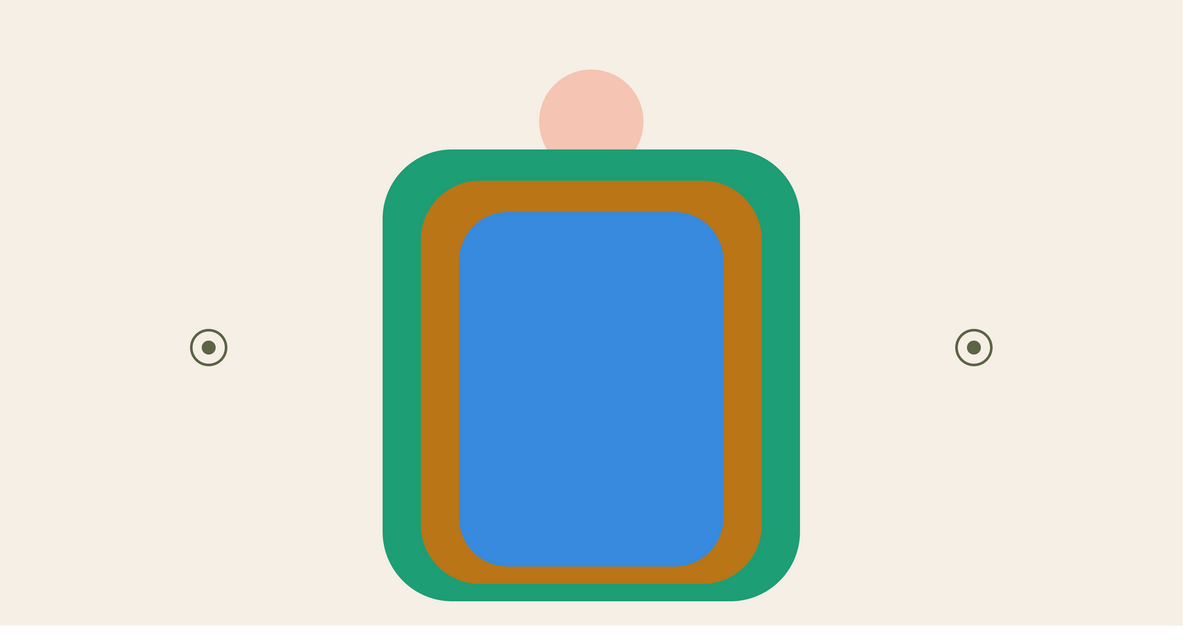 The layering system — three nested garment layers, base, mid, and shell
